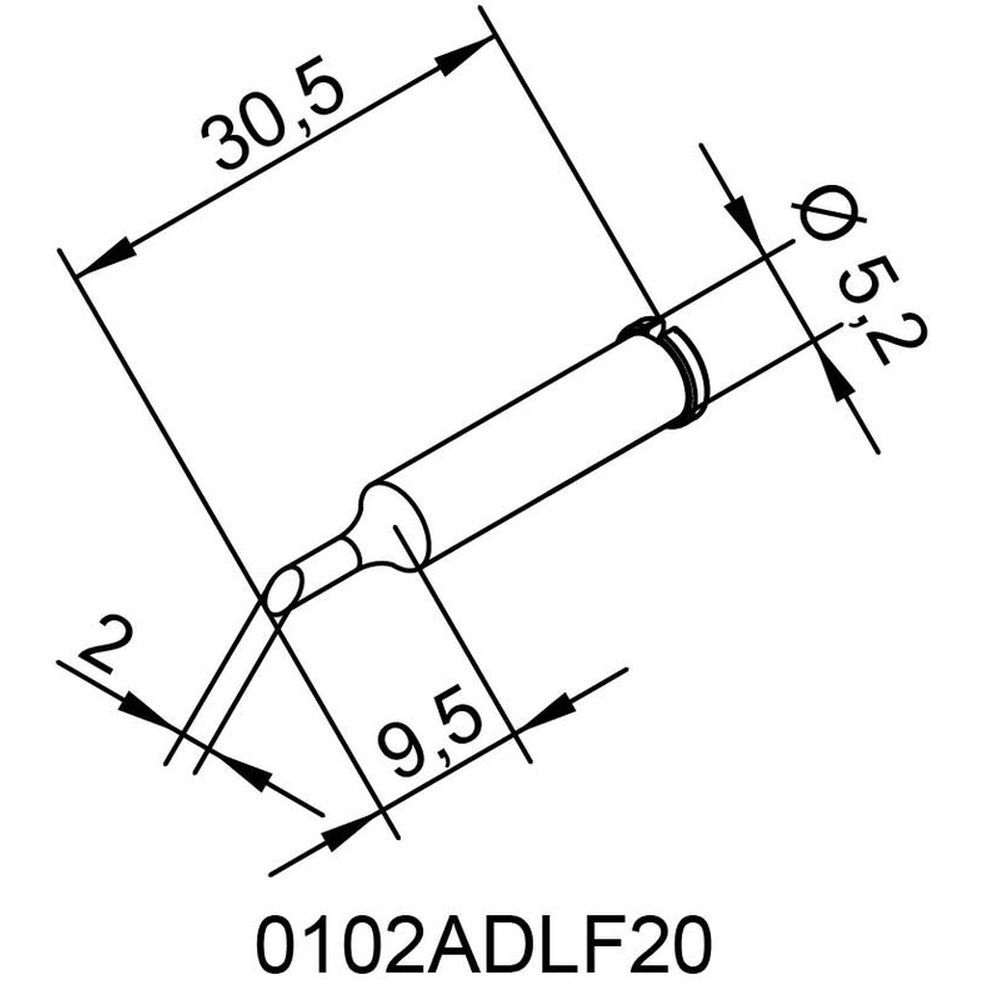 Наконечник ERSA d-0102ADLF20