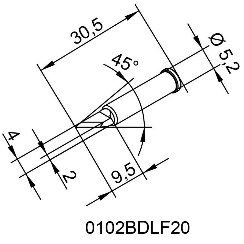 Копия наконечника ERSA d-0102BDLF20