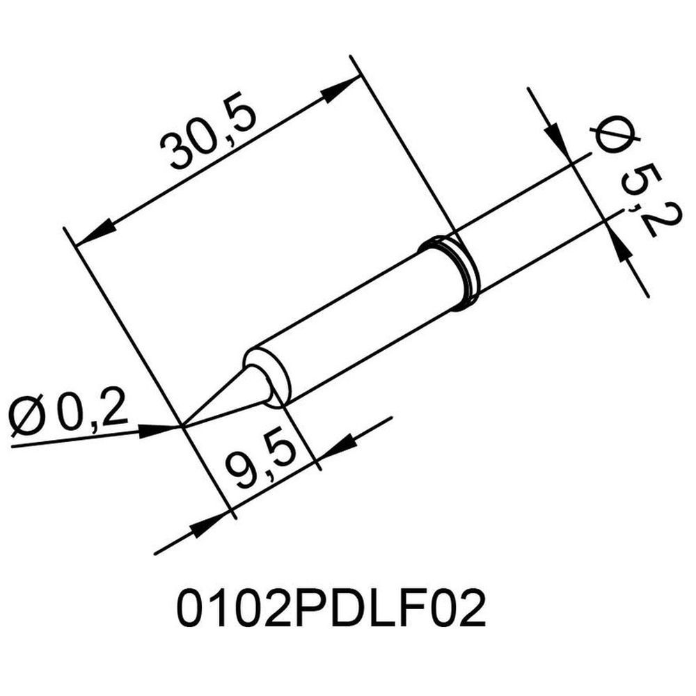 Наконечник ERSA 0102PDLF02