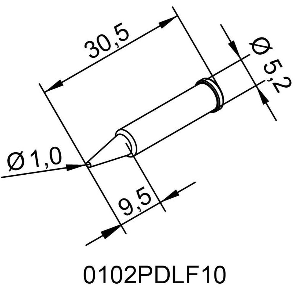 Наконечник ERSA 0102PDLF10