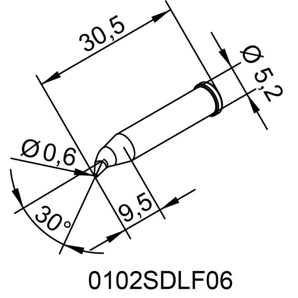 Наконечник ERSA 0102SDLF06