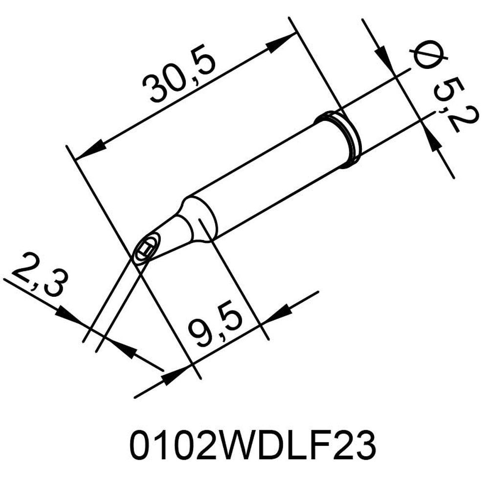 Наконечник ERSA 0102WDLF23