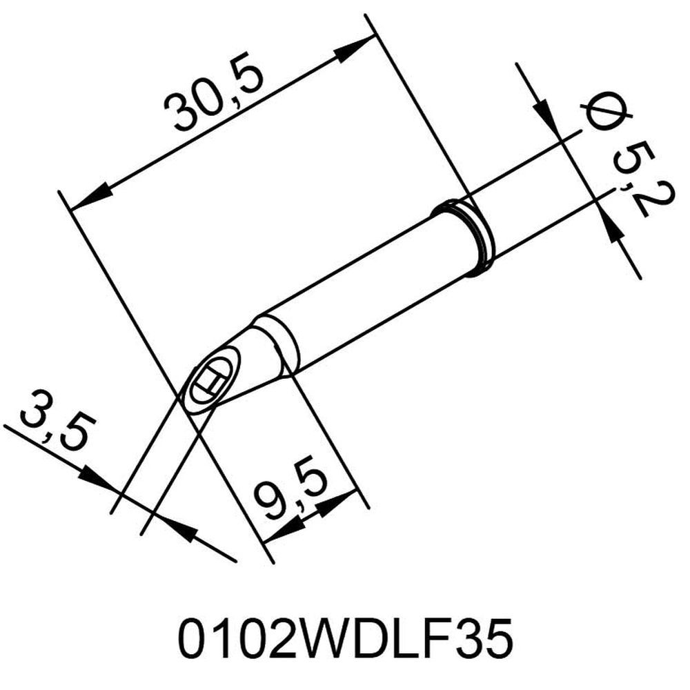 Наконечник ERSA 0102WDLF35 для i-Tool