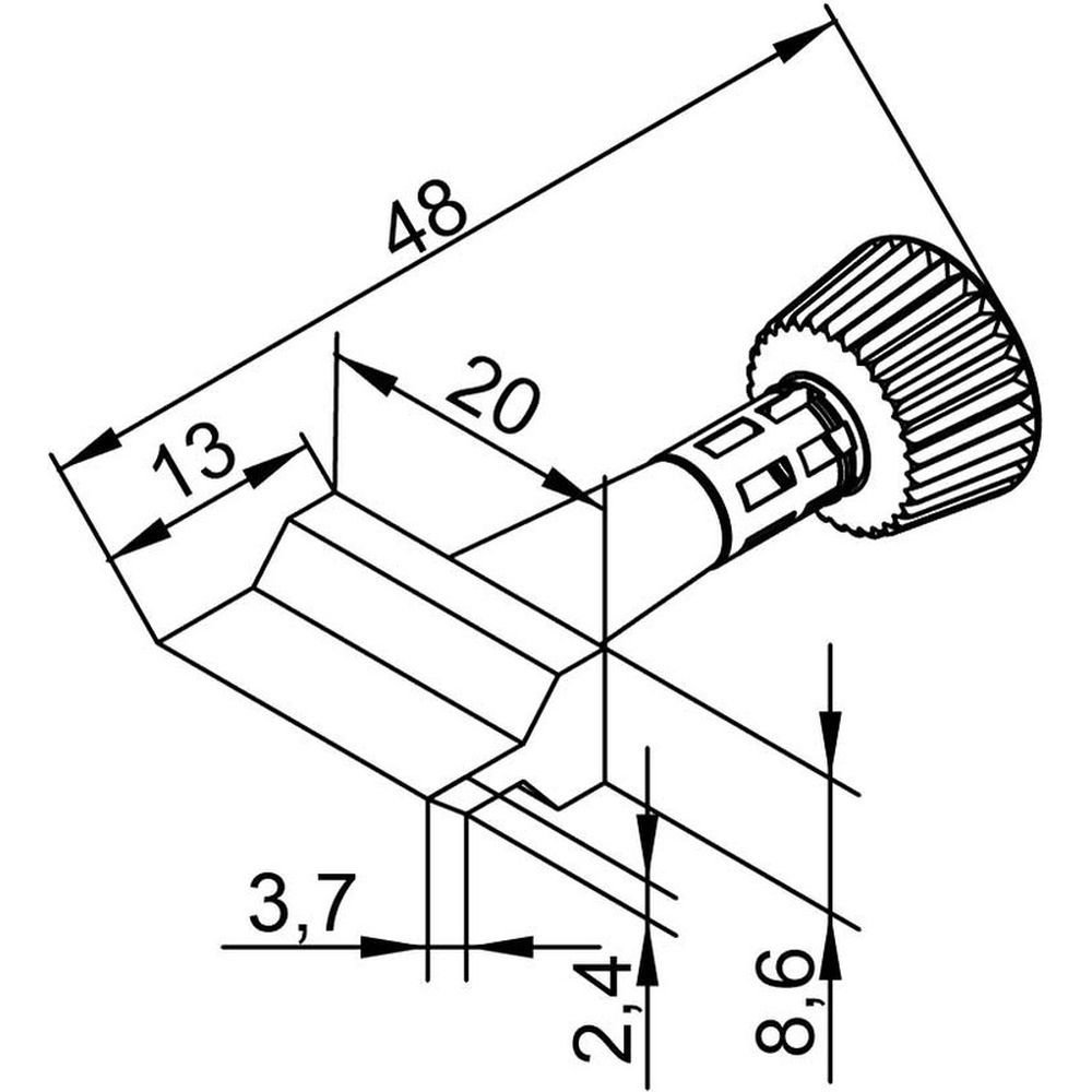 Наконечник ERSA 0102ZDLF200