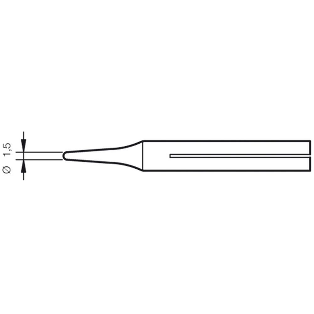 Наконечник JBC B-10D (0150409) для 14ST (конический 1,5 мм)