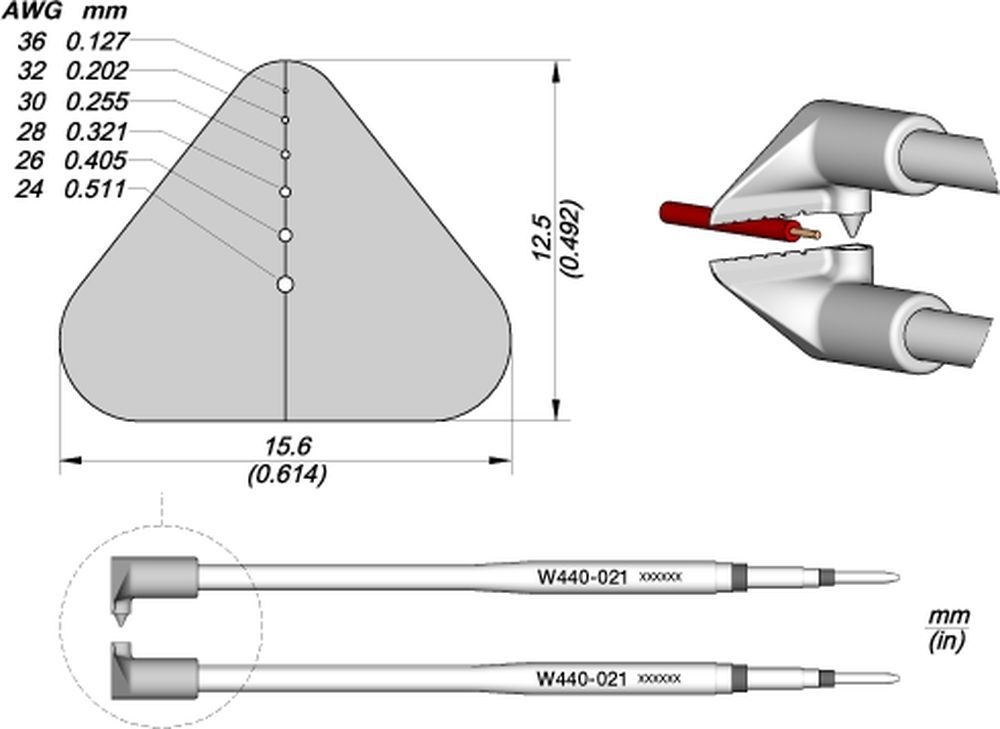 Сменные ножи JBC W440-021