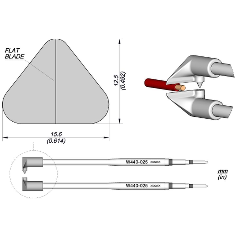 Сменные ножи JBC W440-025