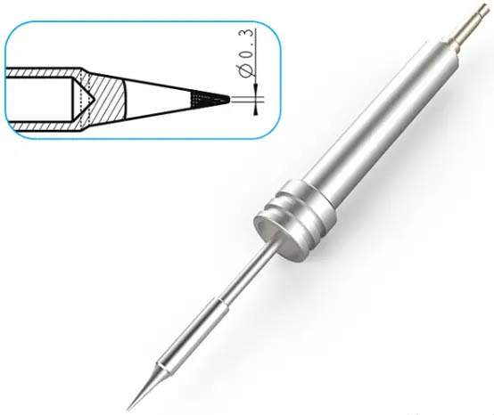 Atten T950-0.3Si. Картридж-наконечник для ST-1509, конус 0.3 x 8.5мм
