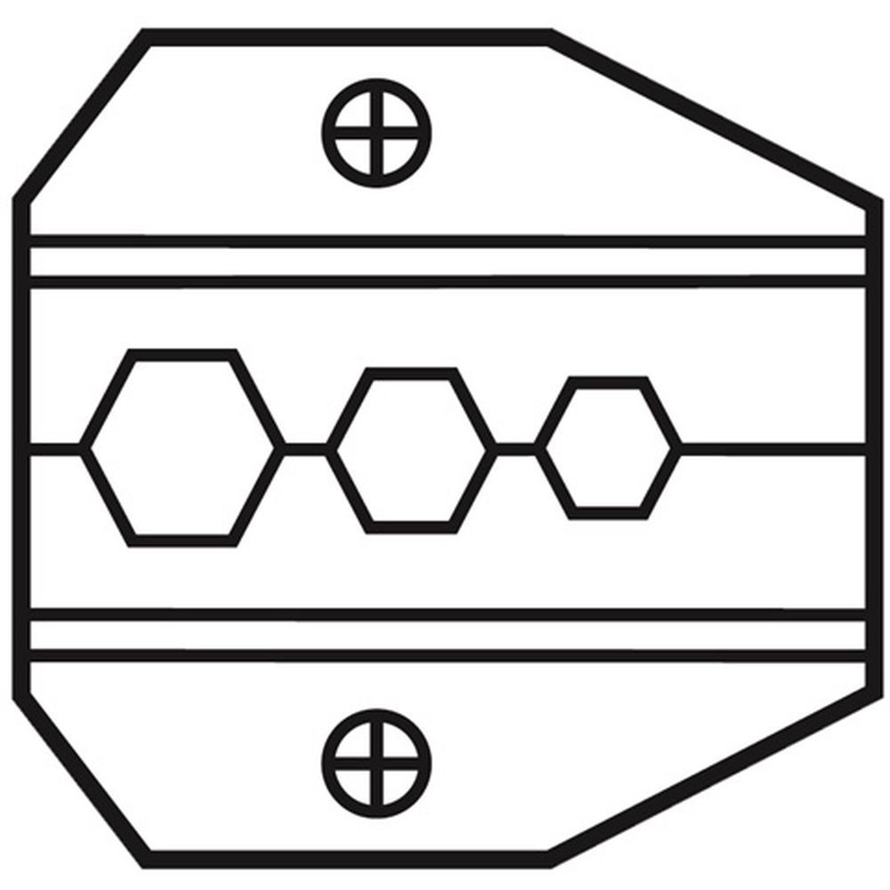 Сменная матрица для обжима коаксиальных кабелей (RG-59, RG-6, RG-8281) и разъемов F-типа категории V ProsKit 1PK-3003D10
