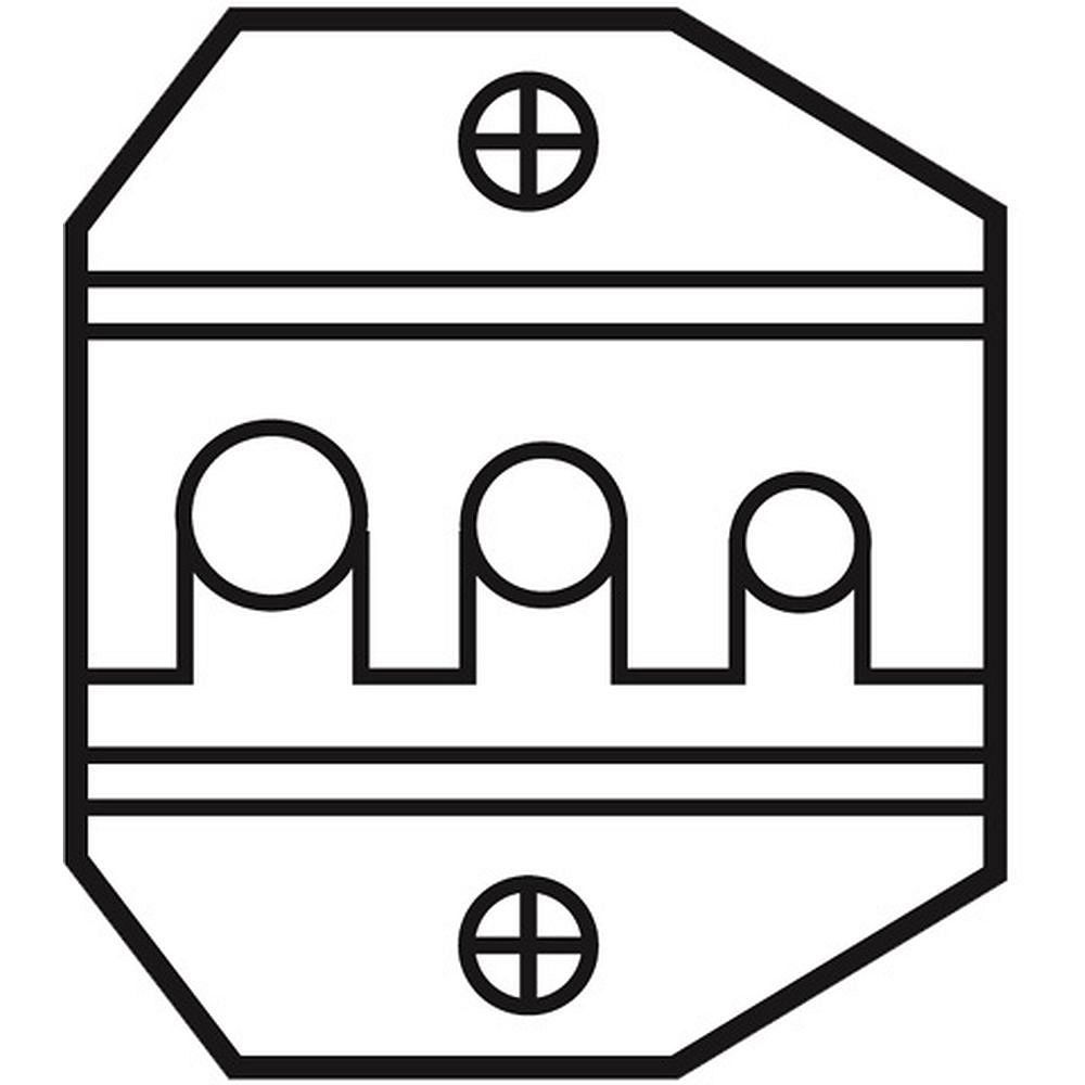 Сменная матрица для обжима коннекторов SMA и SFR.(оптоволокно) ProsKit 1PK-3003D4