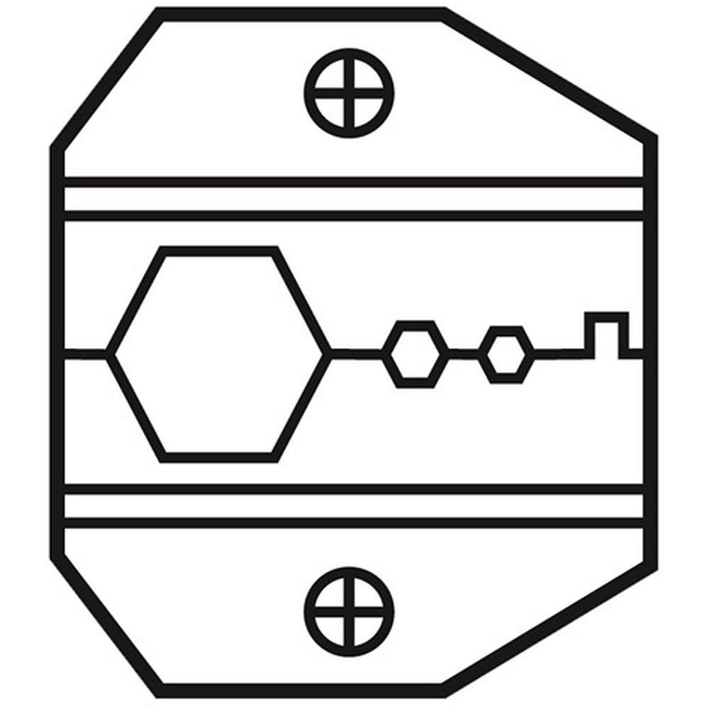 Сменные матрица для обжима коннекторов N-серии и RG-8/11 ProsKit 1PK-3003D6