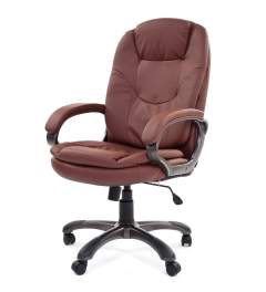 Офисное кресло CHAIRMAN 668, экокожа,  коричневый