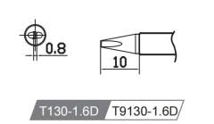 Atten T130-1.6D. Картридж-наконечник для GT-Y130, клиновидный 1.6 х 10мм