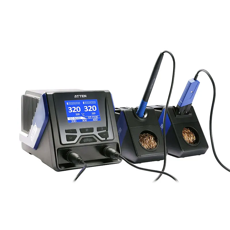 Atten GT-6200 Паяльная станция с инструментами GT-Y130, GT-N100 и наконечниками T130-1.0i, T100-0.5i