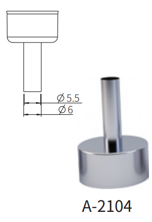 Atten A-2104 ROHS. Насадка-сопло для ST8800/8802, трубка диам. 5.5мм