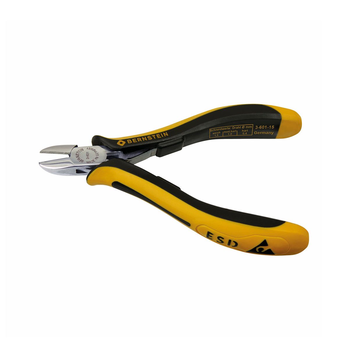 Bernstein 3-601-15. Бокорезы ESD CLASSICline закругленные 115 мм