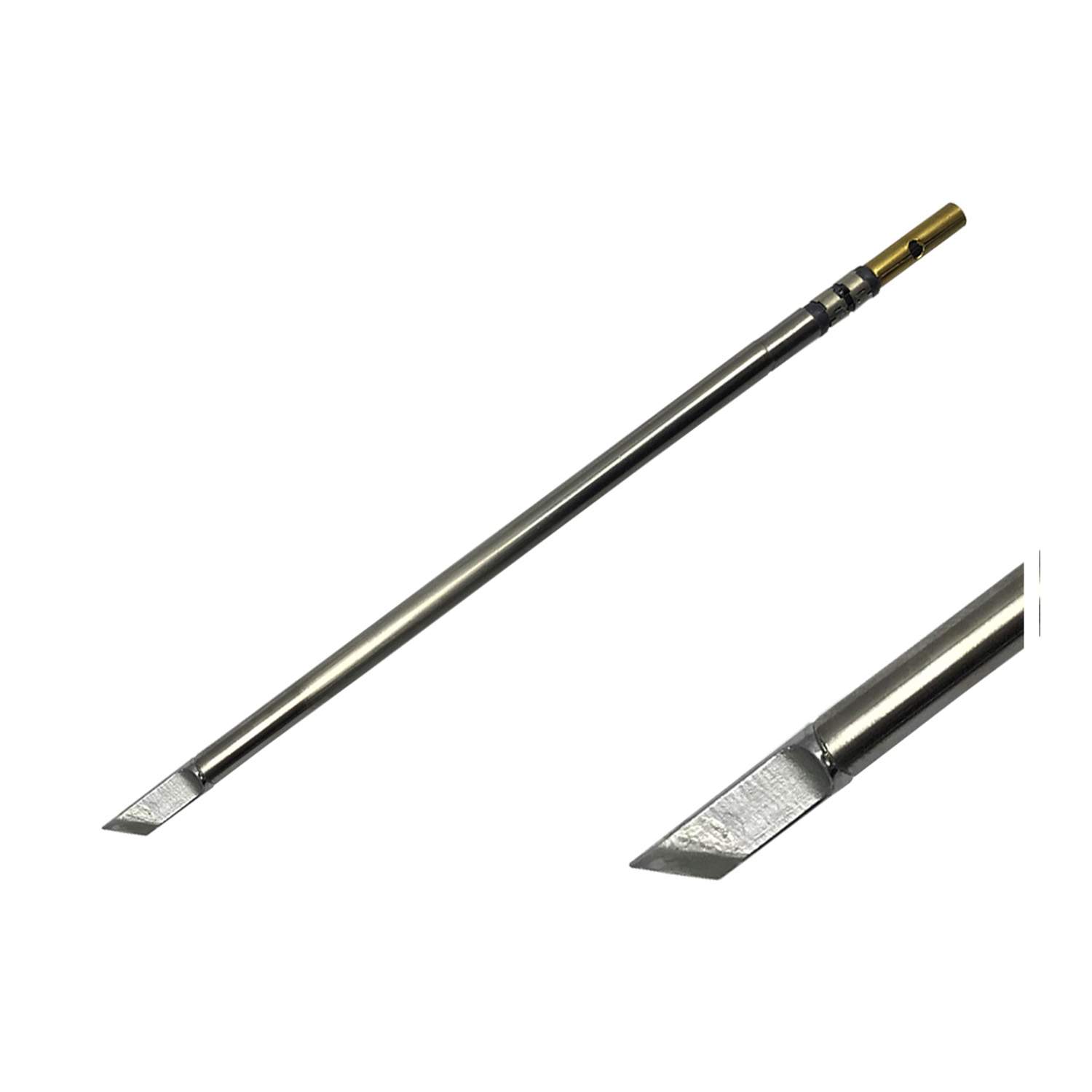 METCAL SMC-8KN0048S. Картридж-наконечник для СV/MX, ножевидный заточка 2мм 4.8х16.51мм (замена SMTC-8161V1)