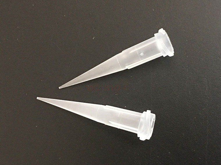 VMATIC VCX27. Иглы пластиковые конические TT 27G ID 0.21+/-0.03 White (50 шт)