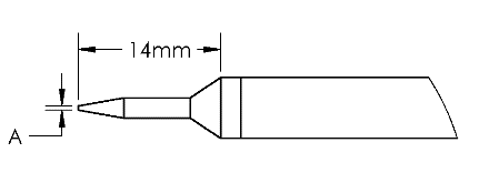 METCAL GTC-CN1502A. Картридж-наконечник GTC, конус, SHP, 0.2X15.0MM