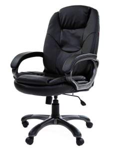 Офисное кресло CHAIRMAN 668, экокожа,  черный