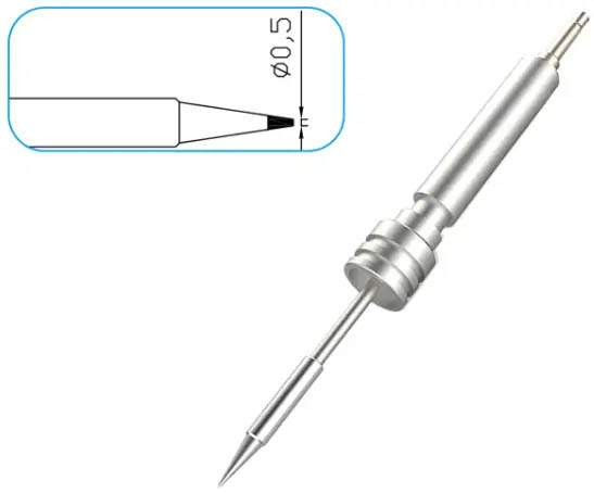 Atten T950-0.5i. Картридж-наконечник для ST-1509, конус 0.5 x 9.0мм