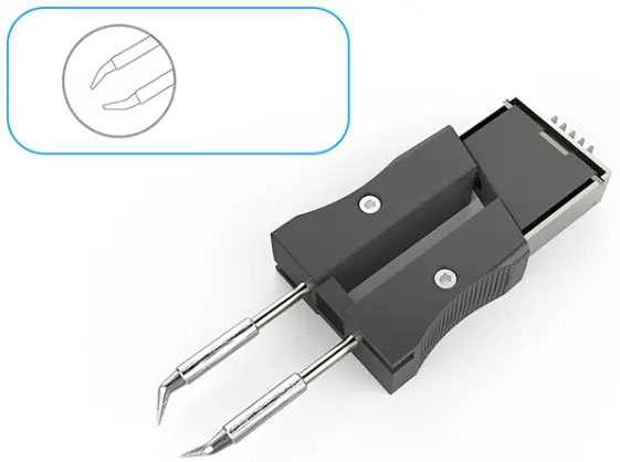 Atten T9100-0.2i. Картриджи-наконечники для ST-1509-N100, конус изогнутый 0.2мм (пара)