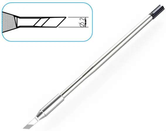 Atten T130-2.0SK. Картридж-наконечник для GT-Y130, ножевидный 2.0мм