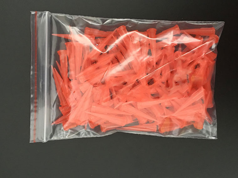 VMATIC VCX25. Иглы пластиковые конические TT 25G ID 0.28+/-0.03 Red (50 шт)