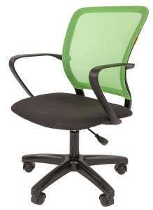 Офисное кресло CHAIRMAN 698 LT, ткань стандарт/сетчатый акрил, зеленый