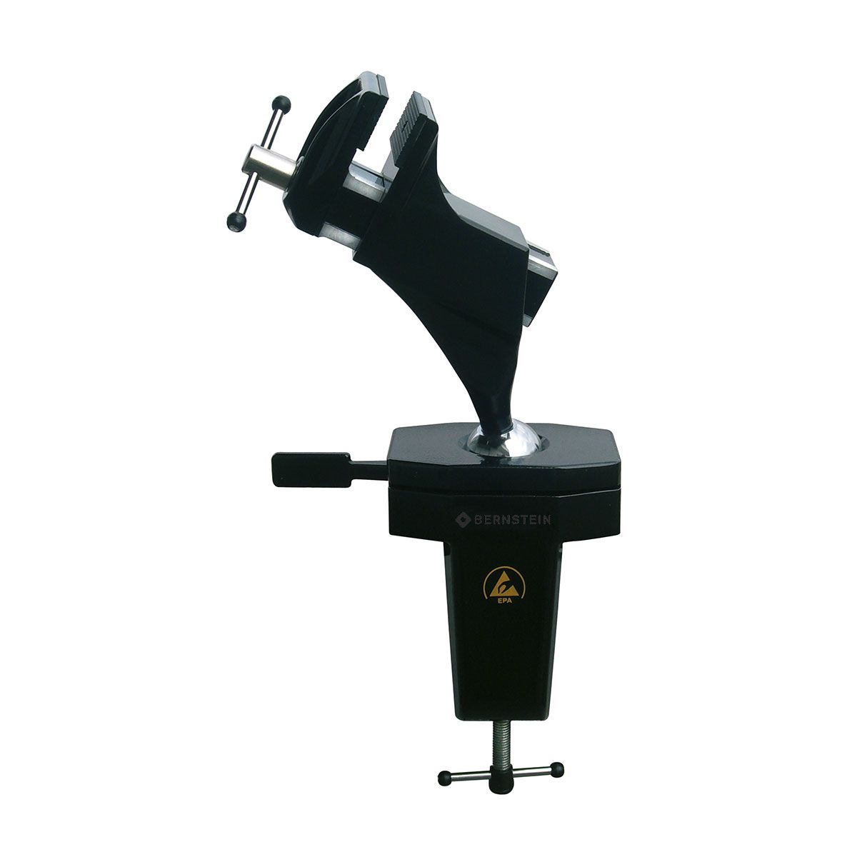 Bernstein 9-205 ESD. Тиски ESD со сменными захватами SPANNFIX (крепление - зажимной болт)