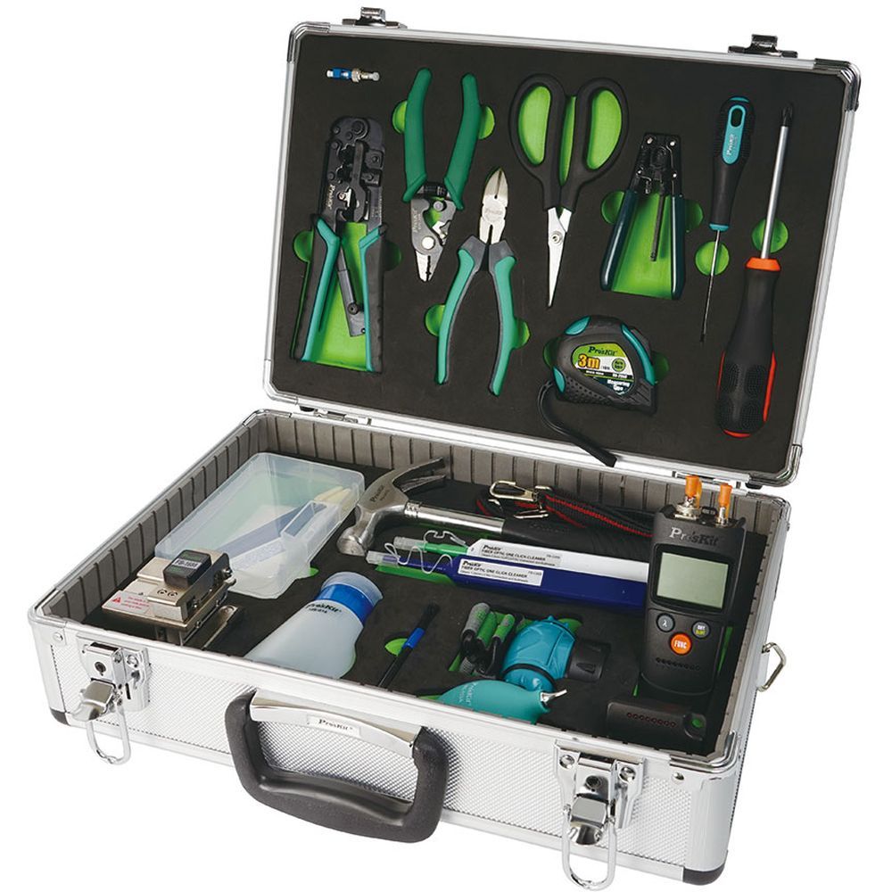 Набор инструментов ProsKit PK-9458 для работы с оптоволокном