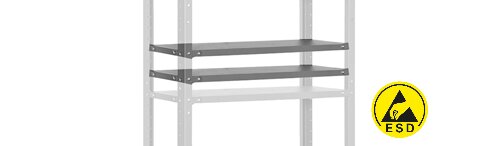 Полка дополнительная антистатическая ПЛ-2 ESD
