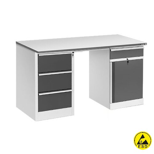 Стол рабочий КОНСТАНТ антистатический CP-18-7+ДР-03+ТМБ-02 ESD