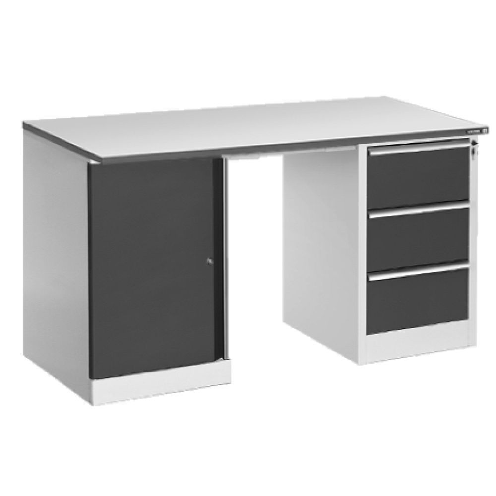 Стол рабочий КОНСТАНТ CP-15-7+ТМБ-01+ДР-03