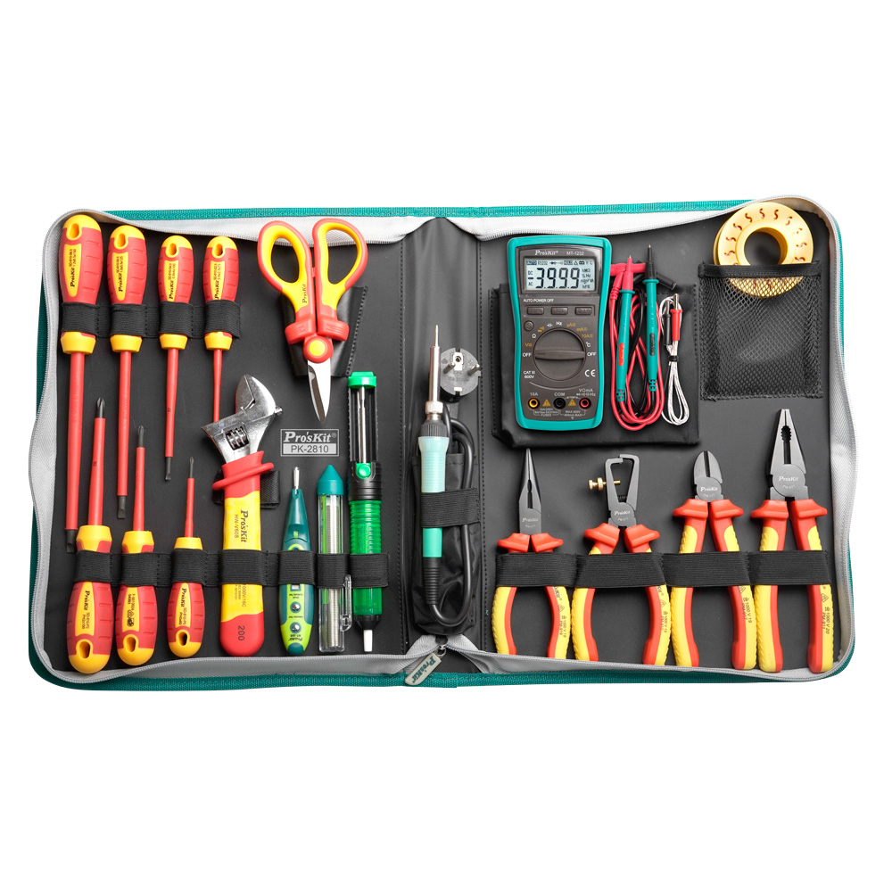Набор инструмента  PK-2810B (1000В) PRK Proskit