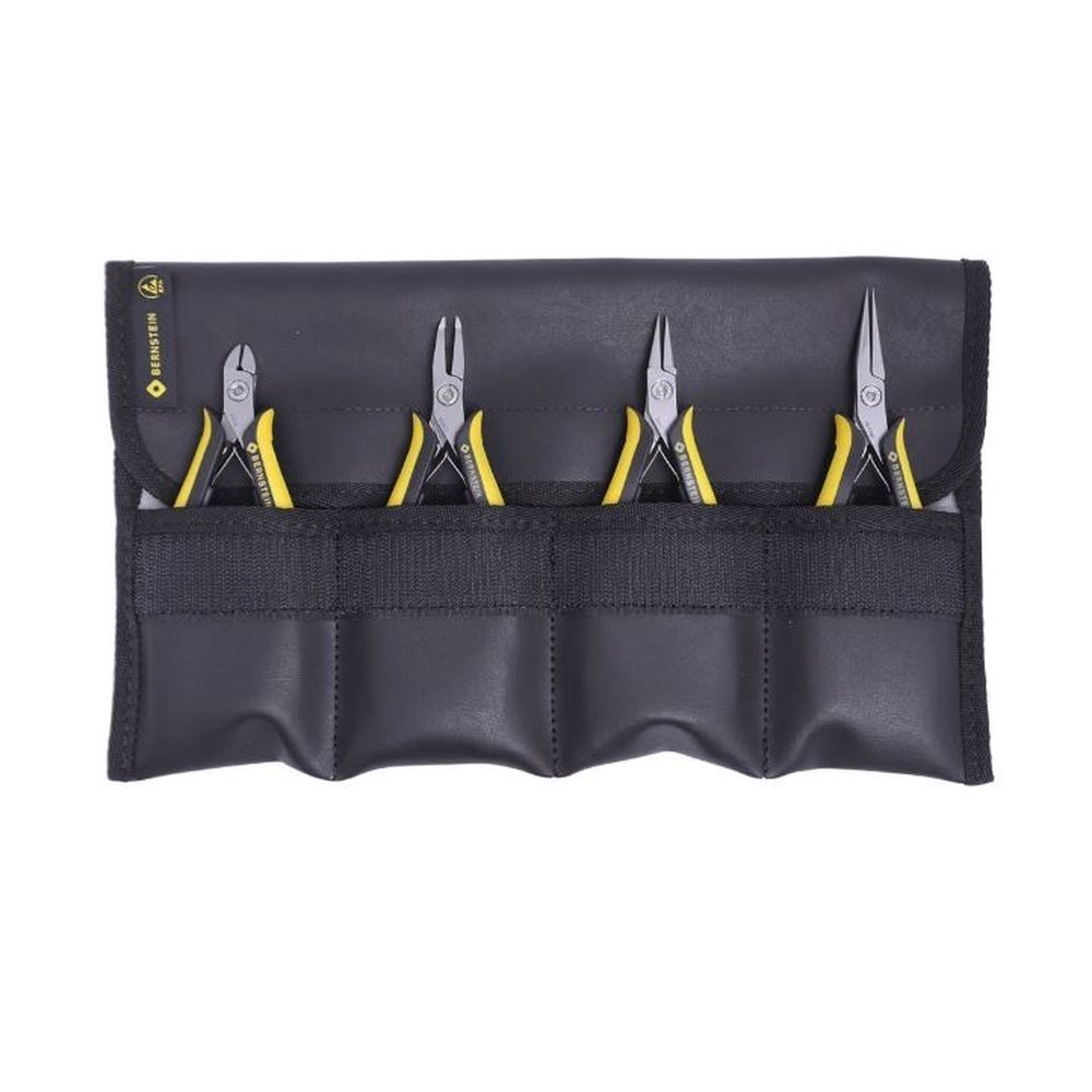 Bernstein 3-960 T. Набор кусачек ESD TECHNICline в чехле (4 предмета)