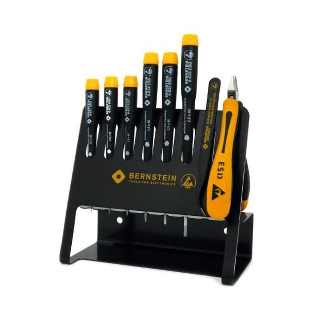 Bernstein 6-630 VC. Набор отверток антистатических ESD (шестигранник) на держателе ESD VARIO (6 предметов)