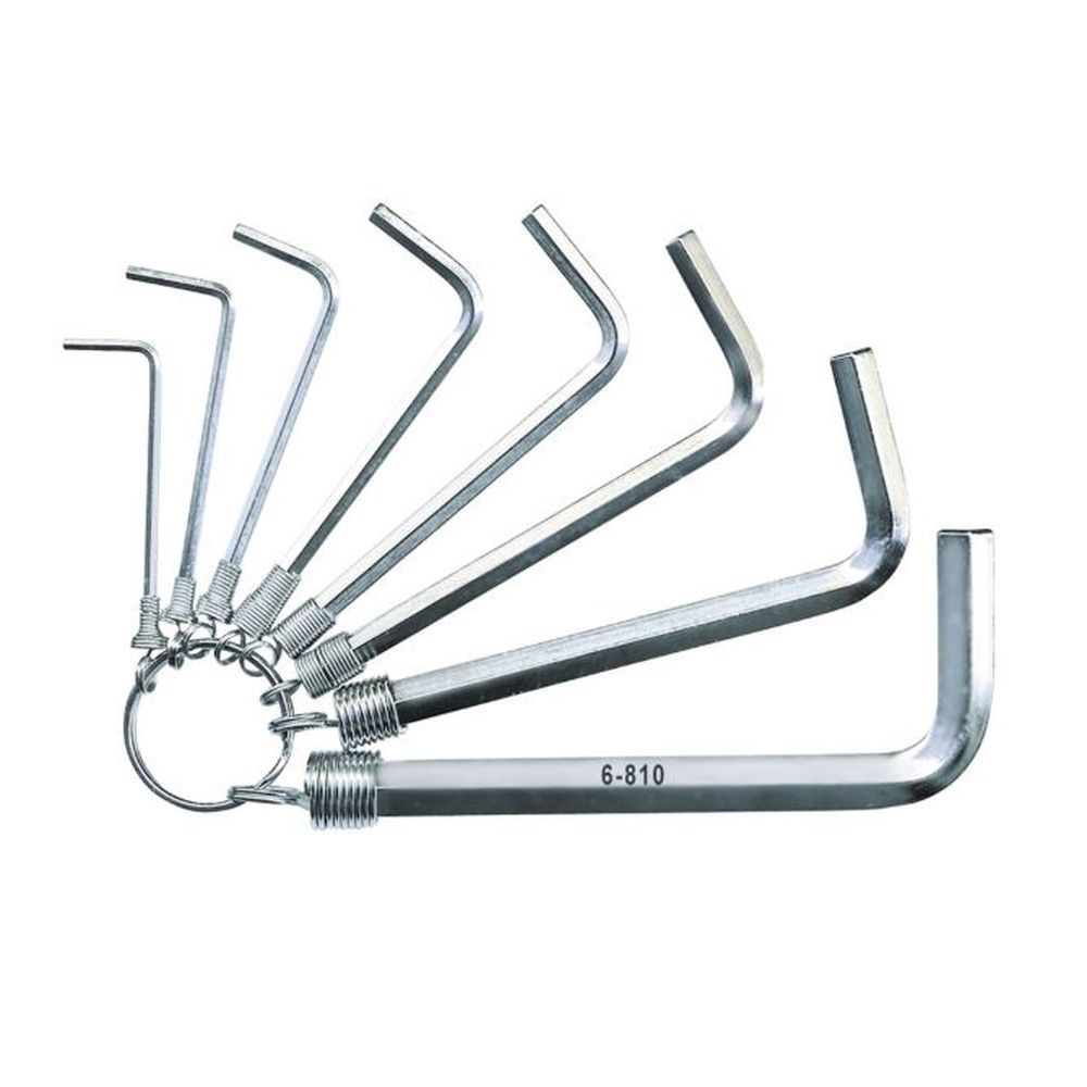 Bernstein 6-810. Набор шестигранных ключей угловых на кольце (8 предметов)