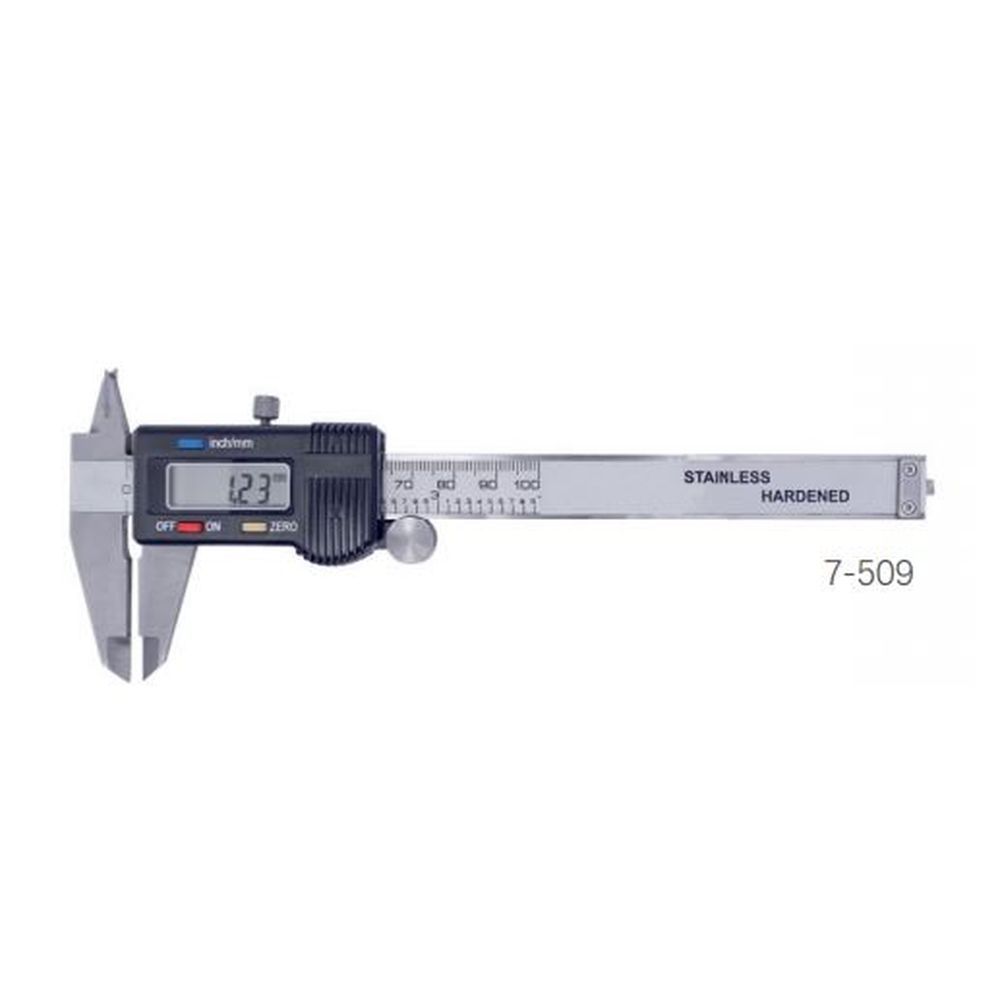 Bernstein 7-509. Цифровой штангенциркуль в пластиковом корпусе 100 мм