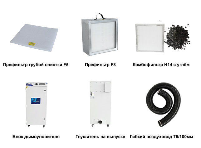 Pure-Air PA-400FS-HP-IQ. Дымоуловитель PURE-AIR PA-400FS-HP-IQ