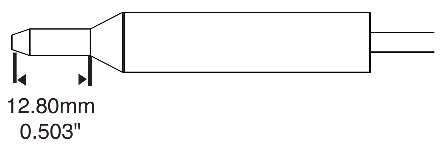 METCAL DFP-CNL5. Наконечник для MFR-H5, удлиненный, 1.31х2.65мм