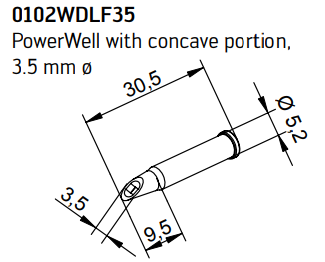 Копия наконечника ERSA d-0102WDLF35