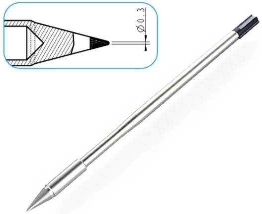 Atten T9130-0.3Si. Картридж-наконечник для ST-1509-130, конус 0.3мм