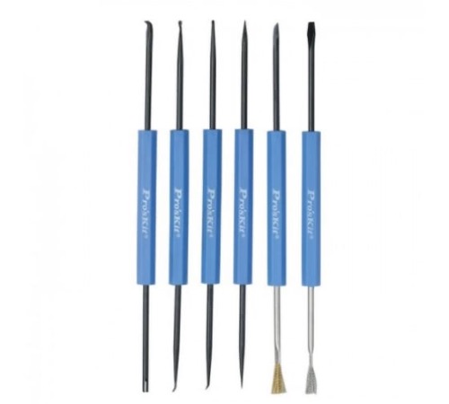 Набор инструментов для пайки DP-3616, 6шт Proskit