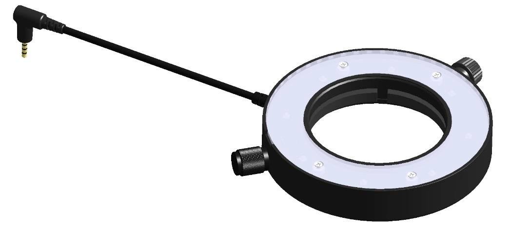 INSPECTIS HD-024-B. Подсветка кольцевая, со съемным рассеивателем, LED, 5800К, диммер