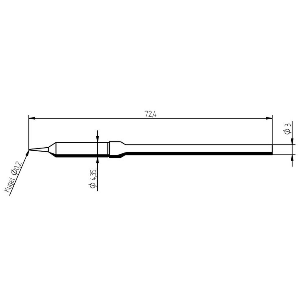 Наконечник ERSA 0212SDLF