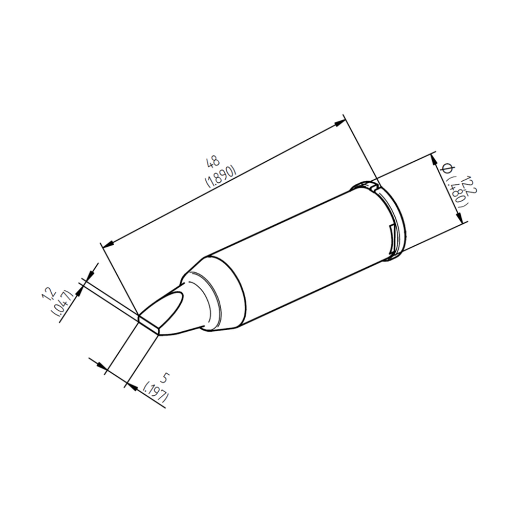 Наконечник Ersa 0242CDLF50