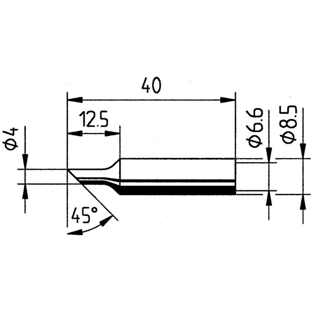 Копия наконечника ERSA d-0832NDLF