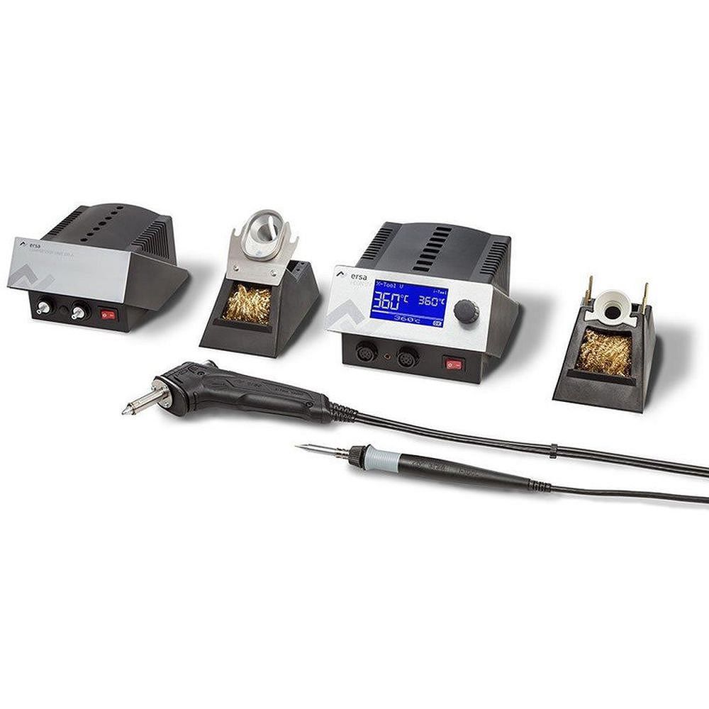 Паяльная станция Ersa i-CON 2V с инструментами i-TOOL, X-TOOL VARIO и компрессором CU 100 (0IC2200VXT)