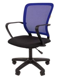 Офисное кресло CHAIRMAN 698 LT, ткань стандарт/сетчатый акрил,  синий
